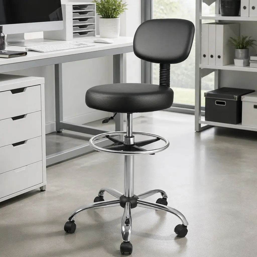 Ergonomic High Back Swivel Office Chair with Footrest