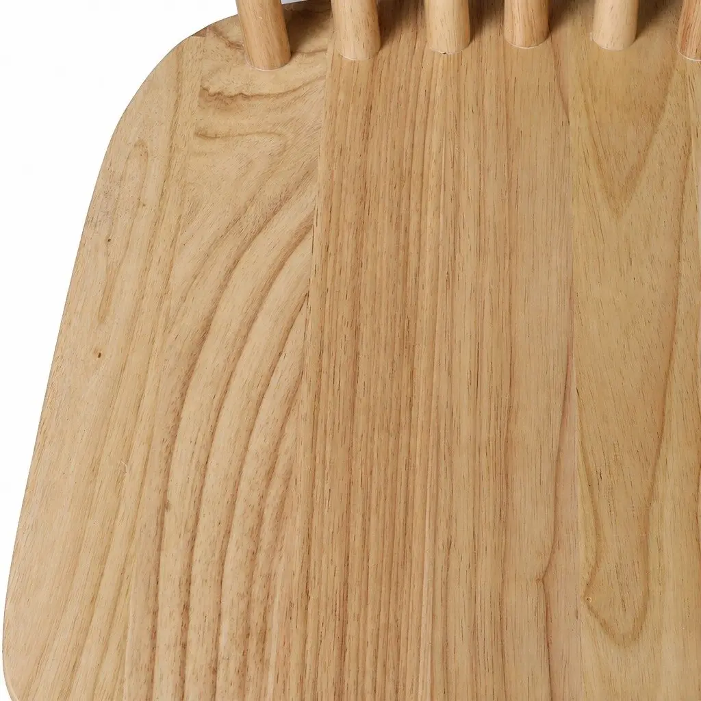 Dining Chairs Oak Wood Modern 2 Piece Kitchen Seating