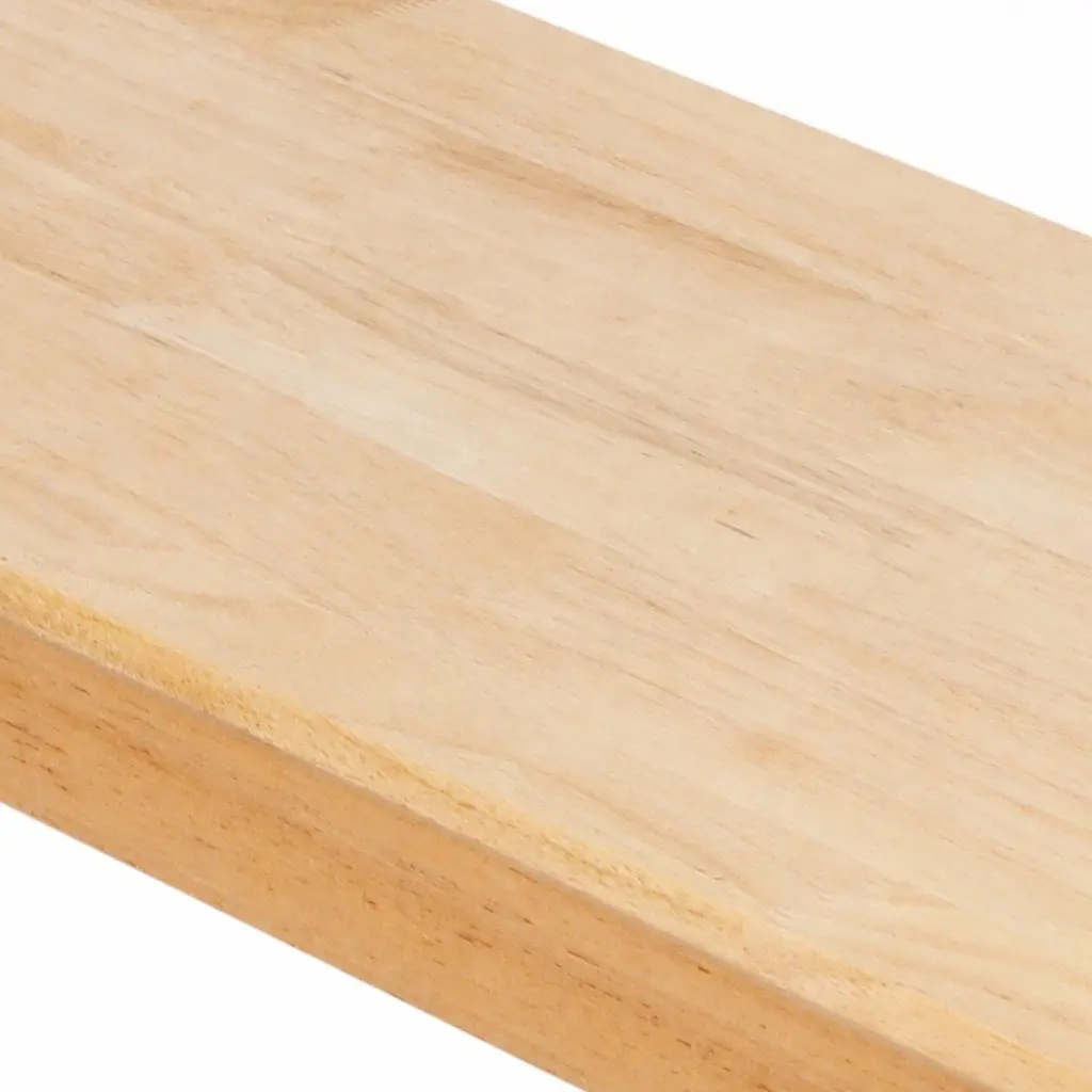Dining Bench Wooden Frame Natural 120cm Rubberwood