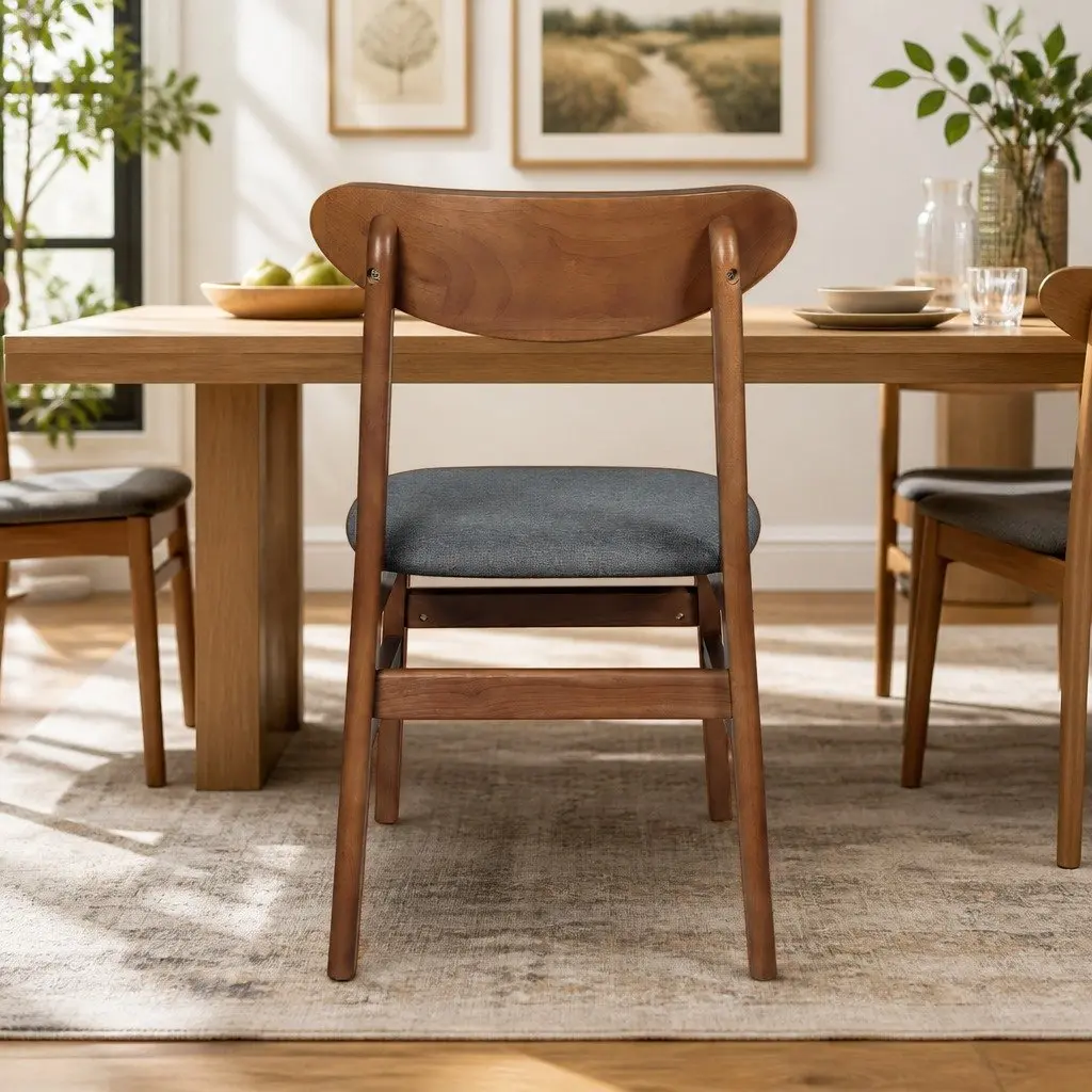 Dining Chairs 2 Pack with Wooden Frames