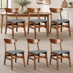 Durable Set of 6 Everyday Dining Chairs