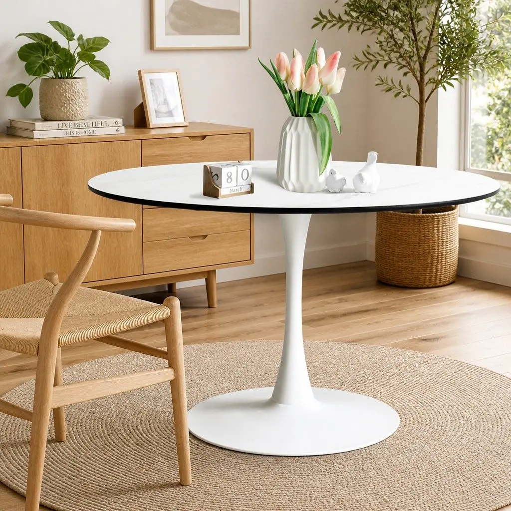 Dining Table 6 Person Kitchen Round Tabletop High Top Bar Table Outdoor Indoor