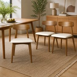 Durable 4 Chair Set for Everyday Dining