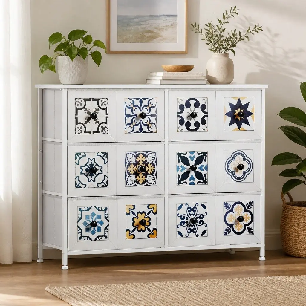 6 Drawer Storage Chest for Bedroom or Living Room