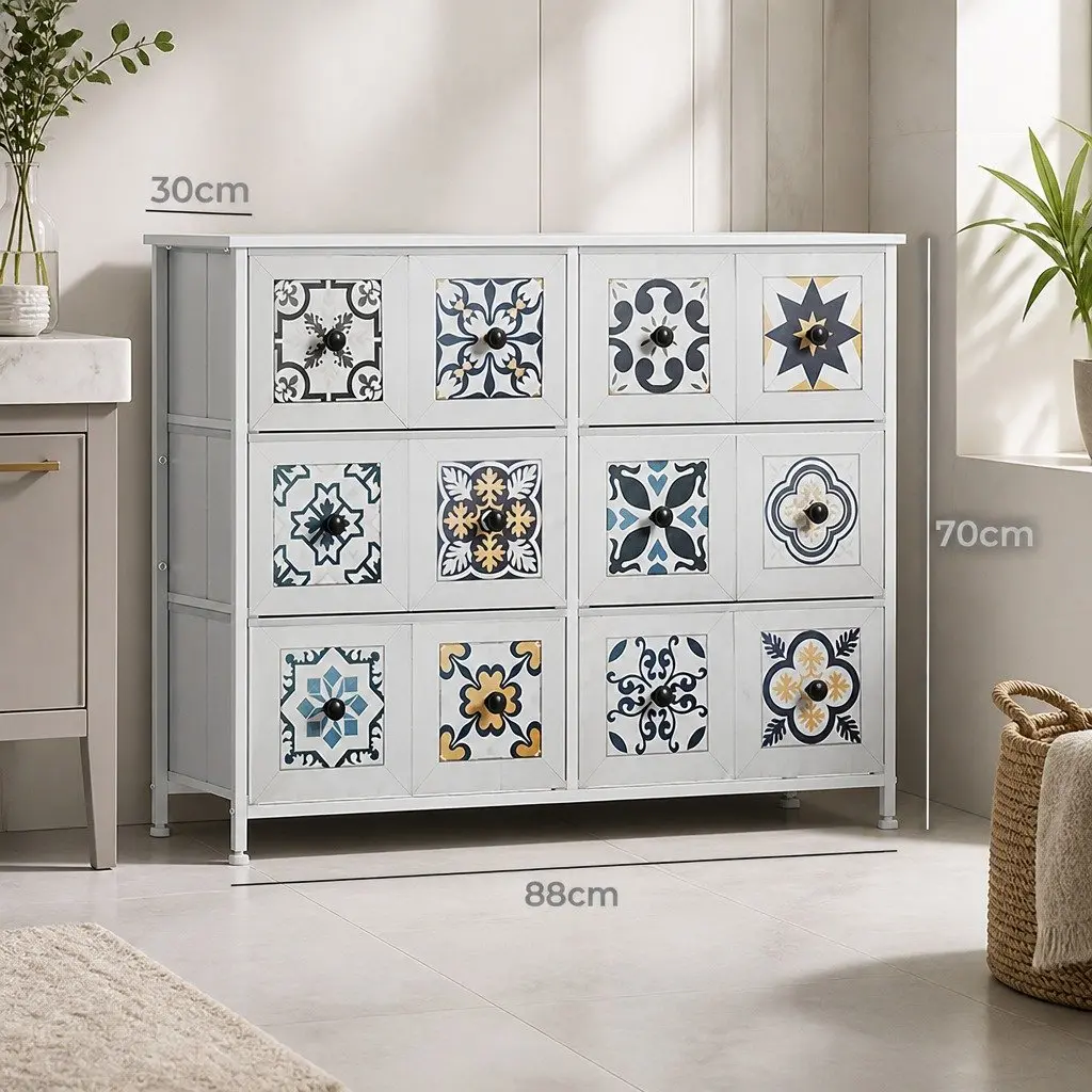 6 Drawer Storage Chest for Bedroom or Living Room