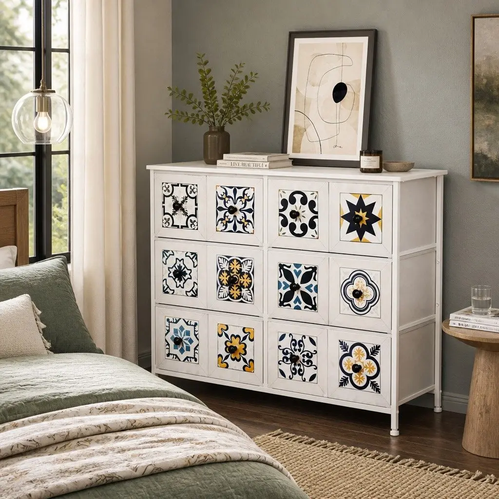 6 Drawer Storage Chest for Bedroom or Living Room