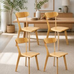 Durable Wooden Dining Chairs Set of 4 for Everyday Use