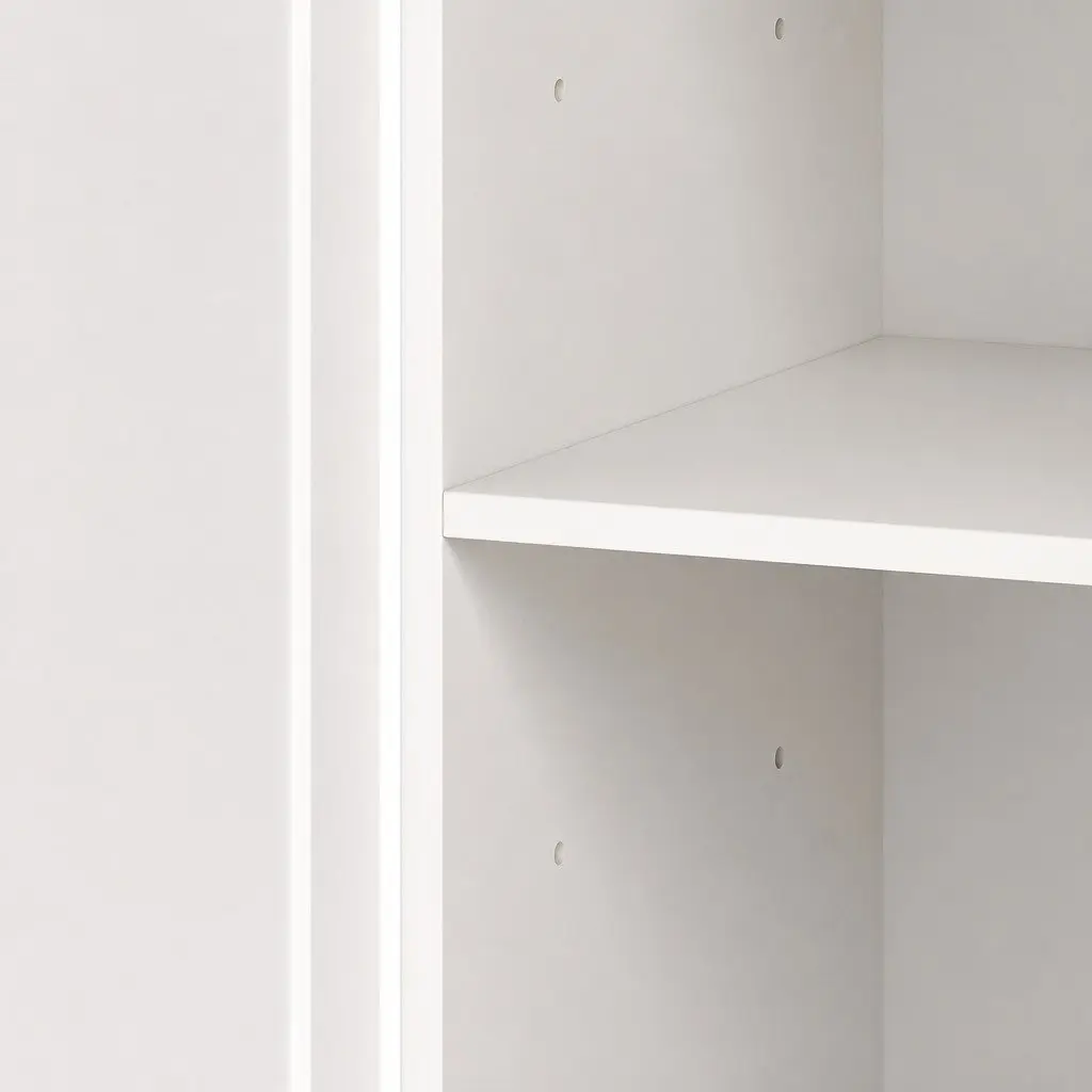 Wall Mounted Kitchen Cabinet White Hanging Cupboard Adjustable Shelves Storage