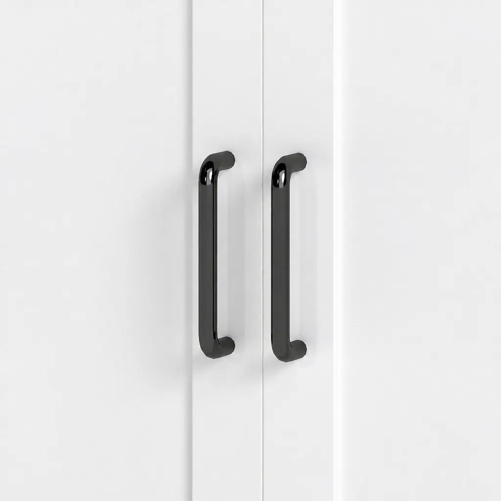 Wall Mounted Kitchen Cabinet White Hanging Cupboard Adjustable Shelves Storage