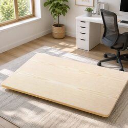 White Oak Standing Desk Top 140cm Work Surface