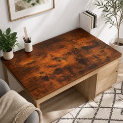 Rustic Brown Standing Desk Top 140cm x 70cm