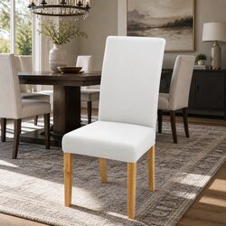 6 Pack of Spandex Stretch Dining Chair Covers for Events