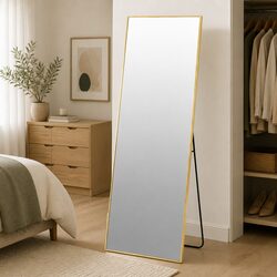 Gold Frame Full Length Mirror 165x60cm for Any Space