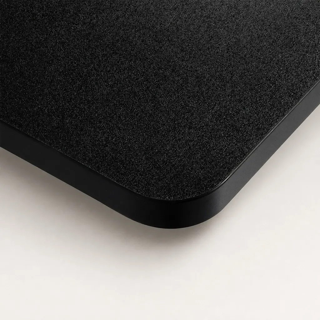 Desktop Table Top Black 120x60cm MDF Veneer Office Workstation Surface