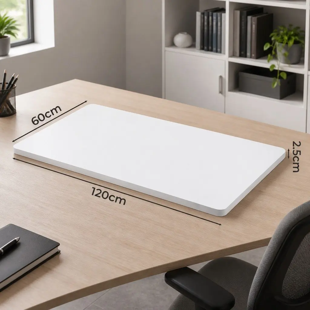White Electric Height Adjustable Desktop 120x60cm