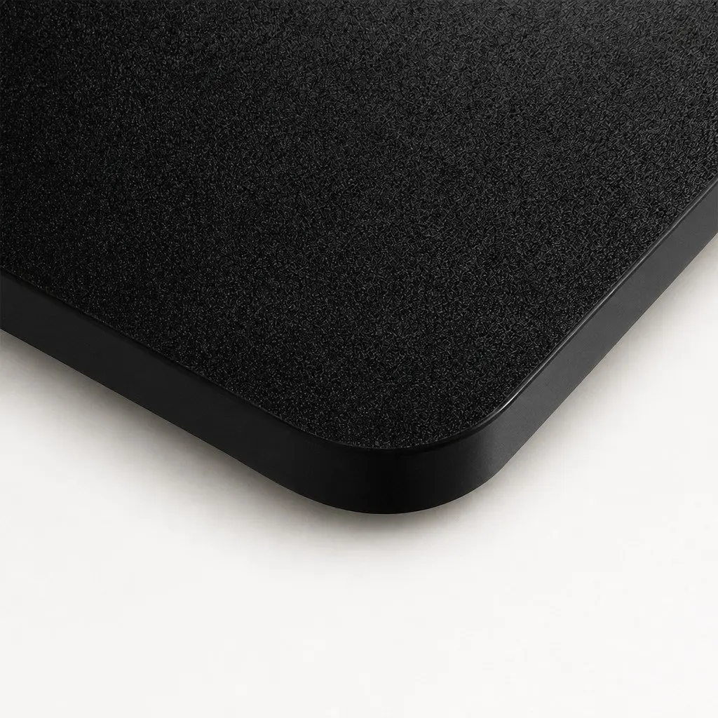 Black Particle Board Desktop Table Top 140x70cm