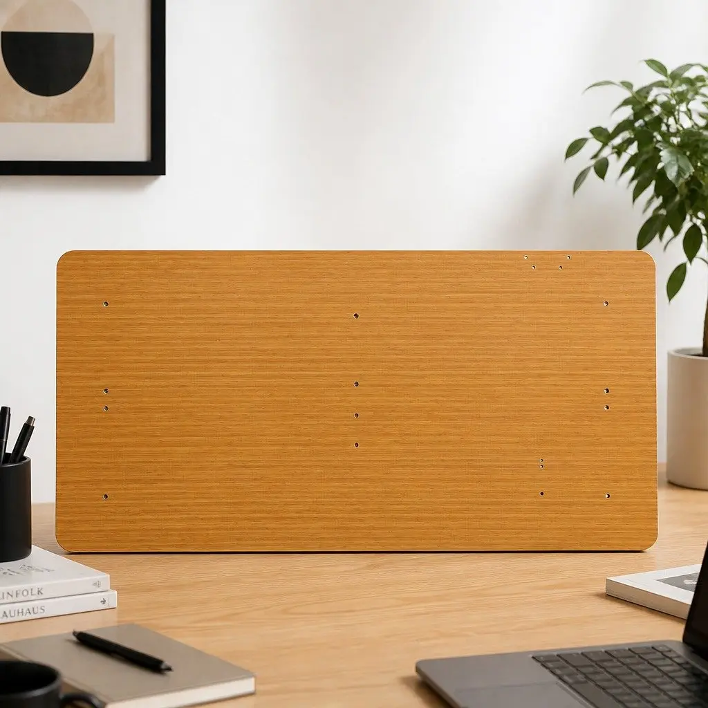 Natural Wood Desktop Table Top 140x70cm for Custom Workspaces