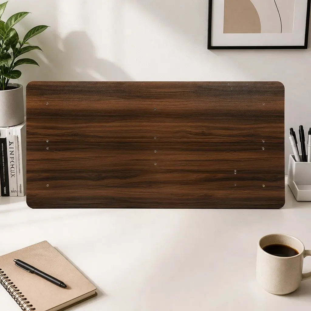 Desktop Table Top Walnut 140x70cm Particle Board