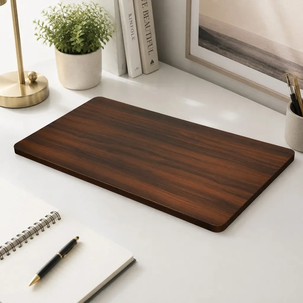Desktop Table Top Walnut 140x70cm Particle Board