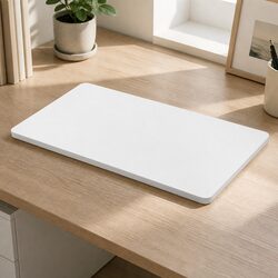 White Particle Board Desktop Table Top 140x70cm