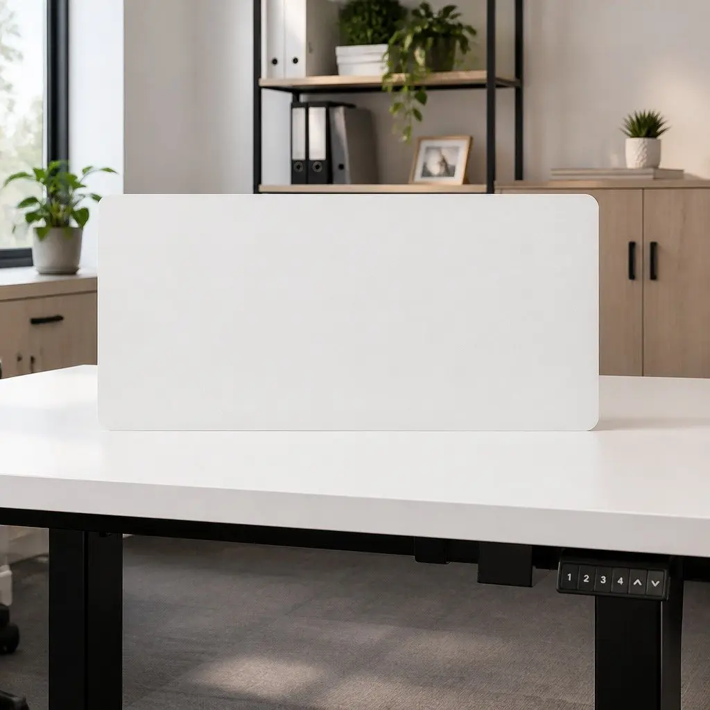 White Particle Board Desktop Table Top 140x70cm