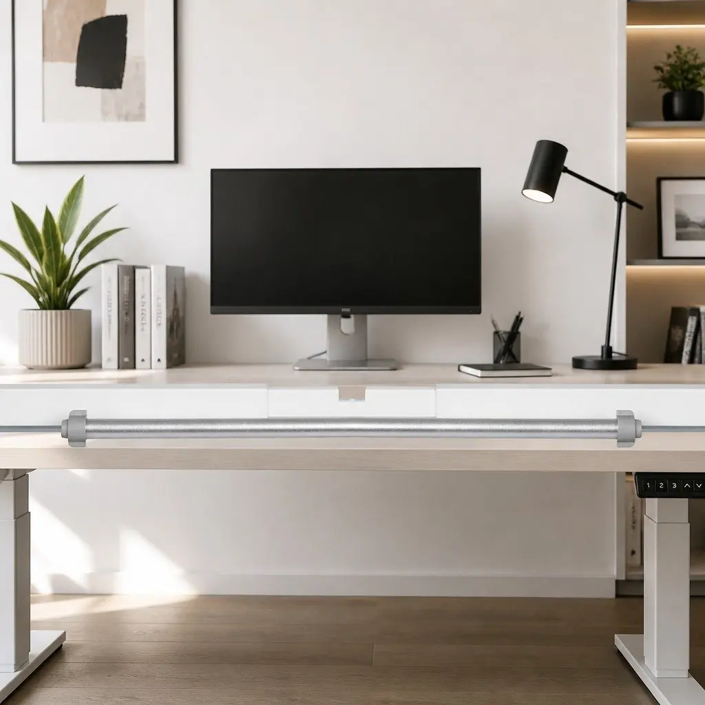 White Motorised Standing Desk Frame for Home or Office