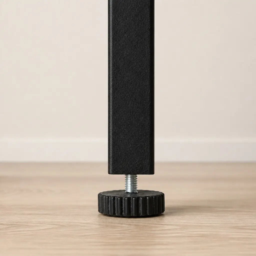 Black L-Shaped Corner Computer Desk with Monitor Stand
