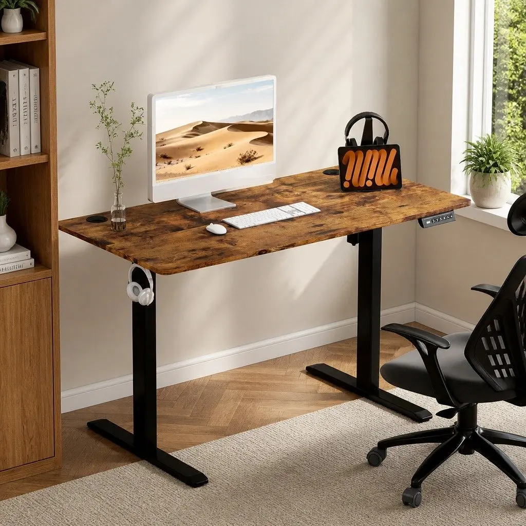Height Adjustable Electric Standing Desk 120cm