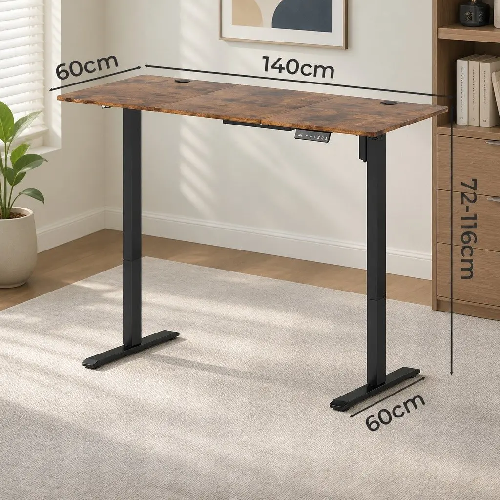 Height Adjustable Electric Standing Desk 140cm