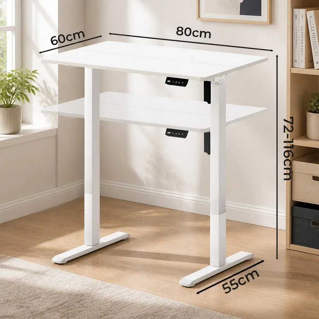 Electric Standing Desk with Adjustable Height 72-116cm