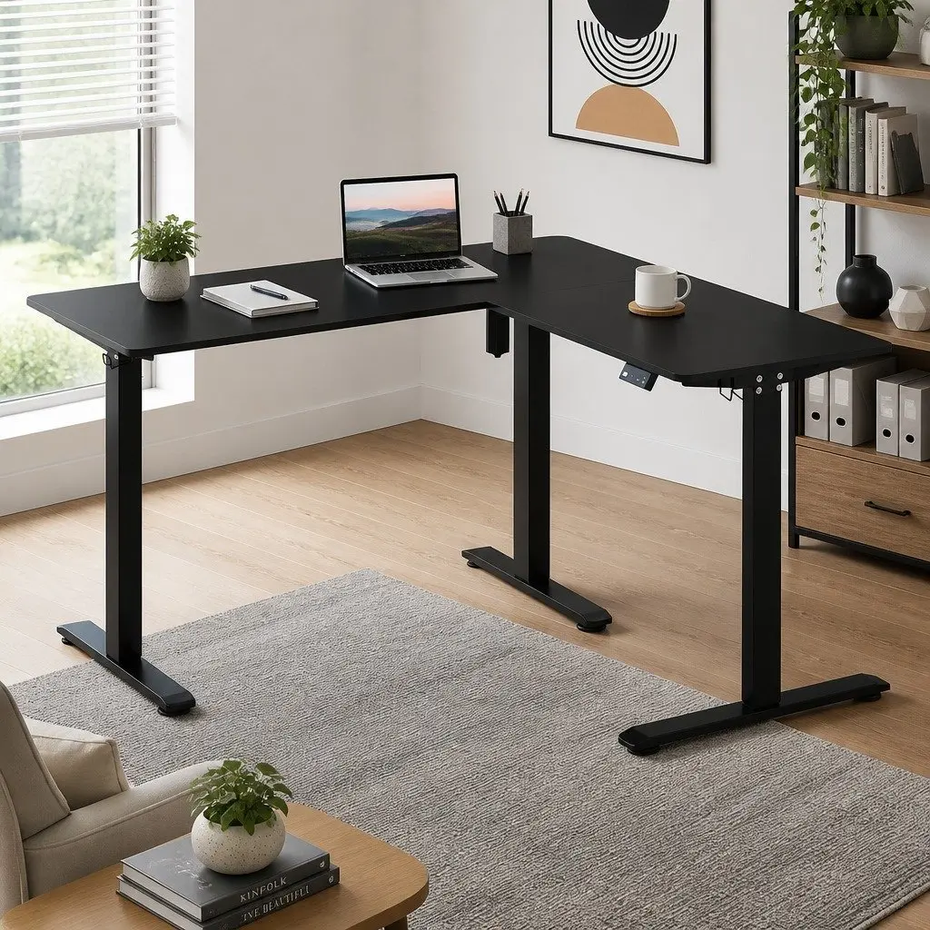 Electric Standing Desk with Height Adjustment for Home Office
