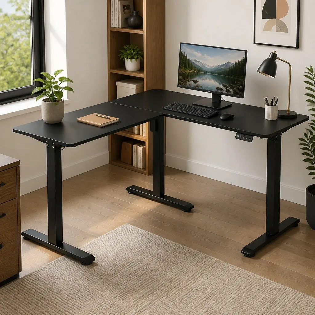 Electric Standing Desk with Height Adjustment for Home Office