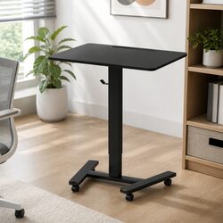 Mobile Standing Desk with Adjustable Height for Comfort