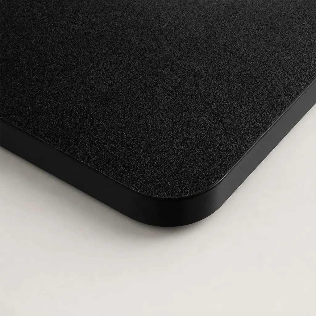 Motorised Standing Desk Adjustable Electric Frame 140cm Desktop Black Office