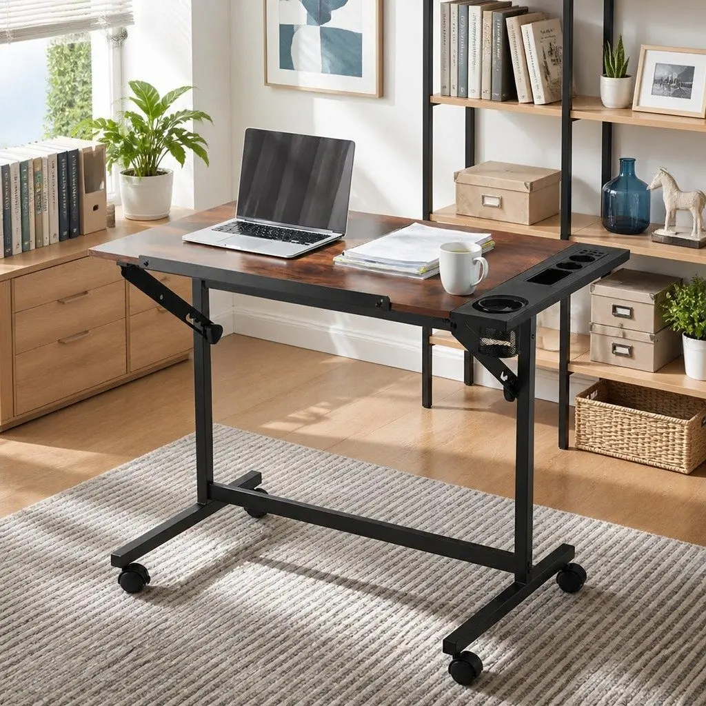 Adjustable Drafting Table with Removable Tray