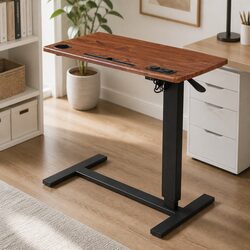 Robust Height Adjustable Standing Desk with Wheels