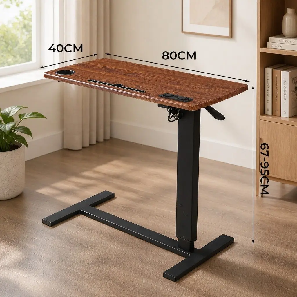 Height Adjustable Standing Desk with Wheels