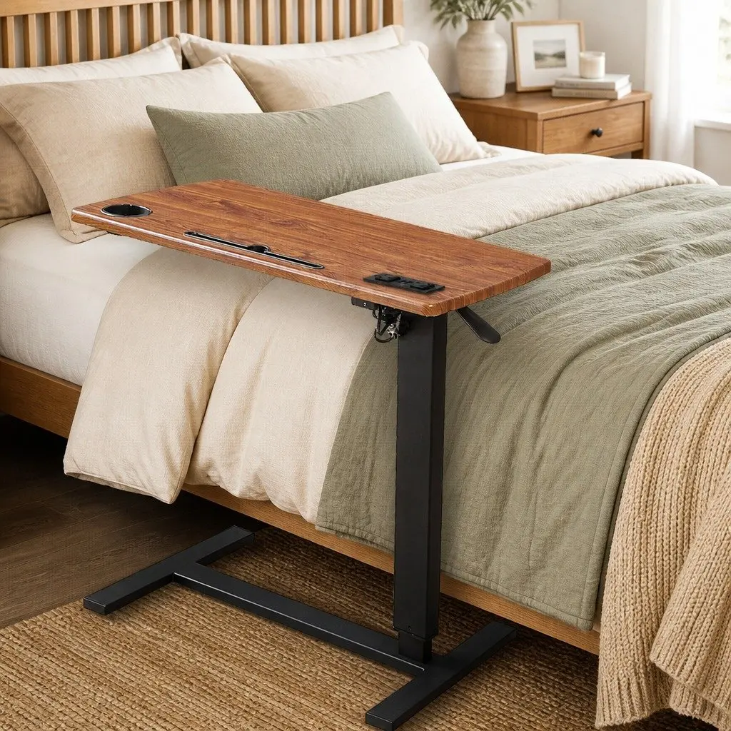 Height Adjustable Standing Desk with Wheels
