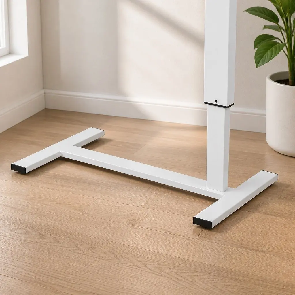 Height Adjustable Sofa Bed Side Table with Wheels