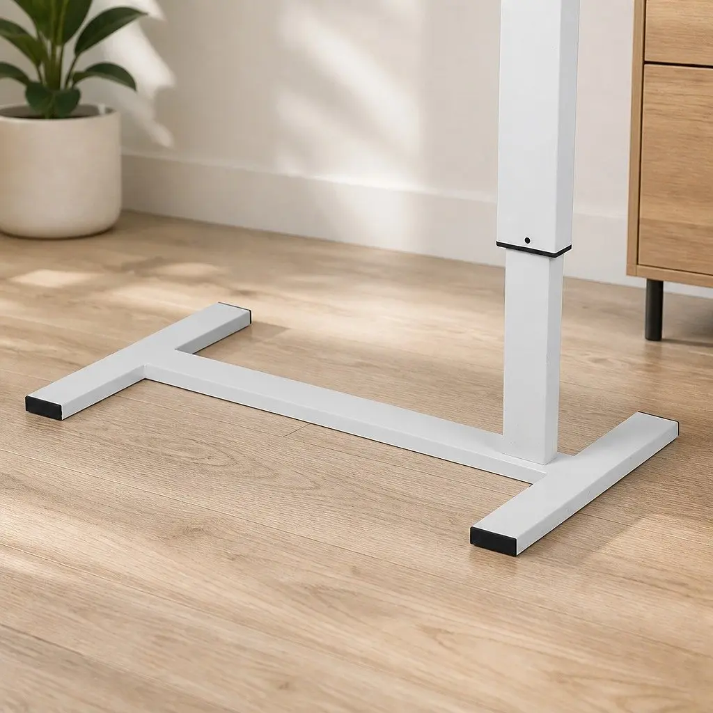 Height Adjustable Oak Standing Desk with USB Ports