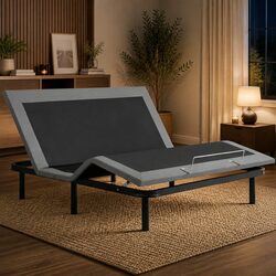 Wireless Remote Adjustable King Size Bed Frame