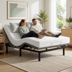 Queen Electric Adjustable Bed Frame with Mattress