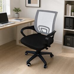 Ergonomic Mesh Back Office Chair with Adjustable Height