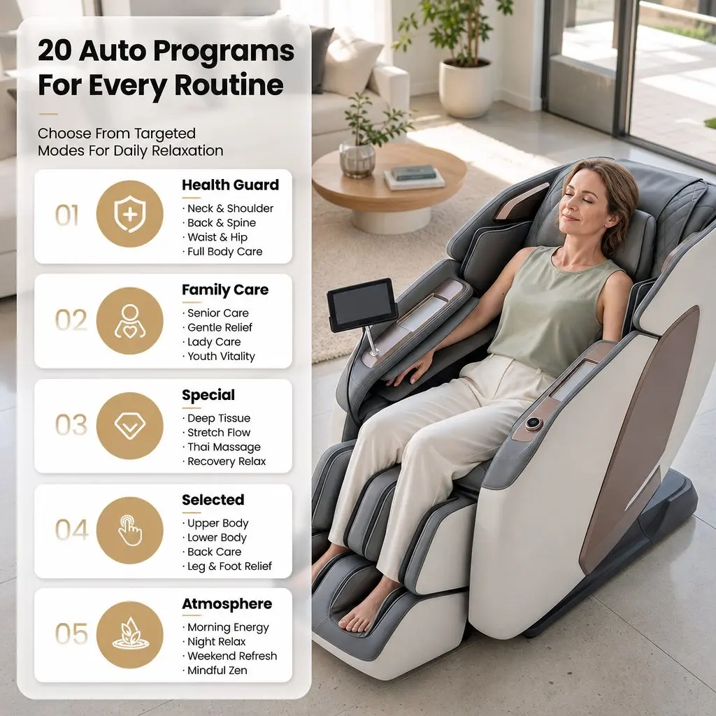 Full Body Massage Recliner with 4D Mechanism