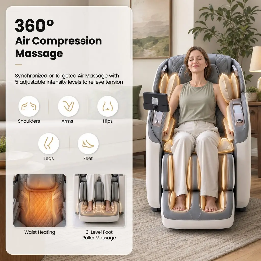 Full Body Massage Recliner with 4D Mechanism