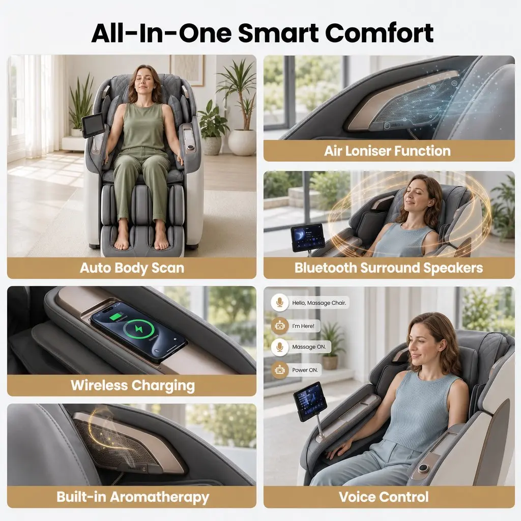 Full Body Massage Recliner with 4D Mechanism