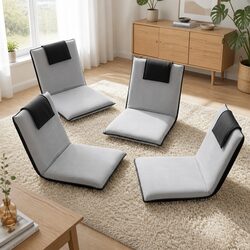Adjustable Grey Lounge Sofa Bed for Comfort and Relaxation