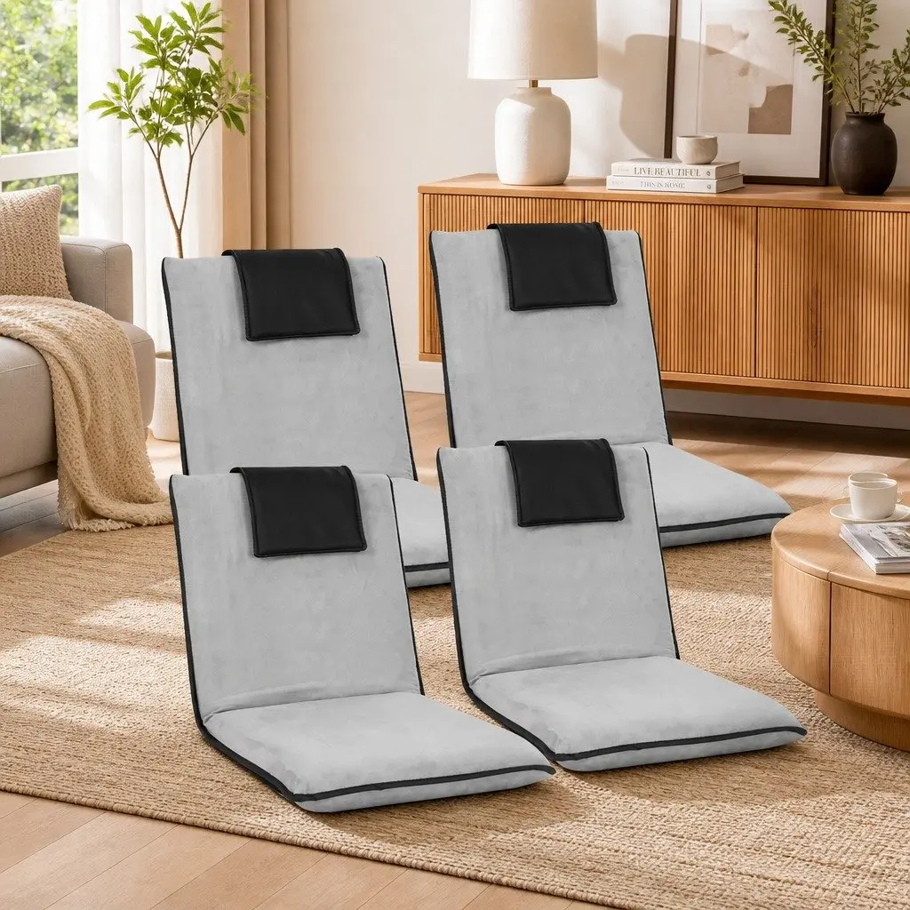 Adjustable Grey Lounge Sofa Bed for Comfort and Relaxation