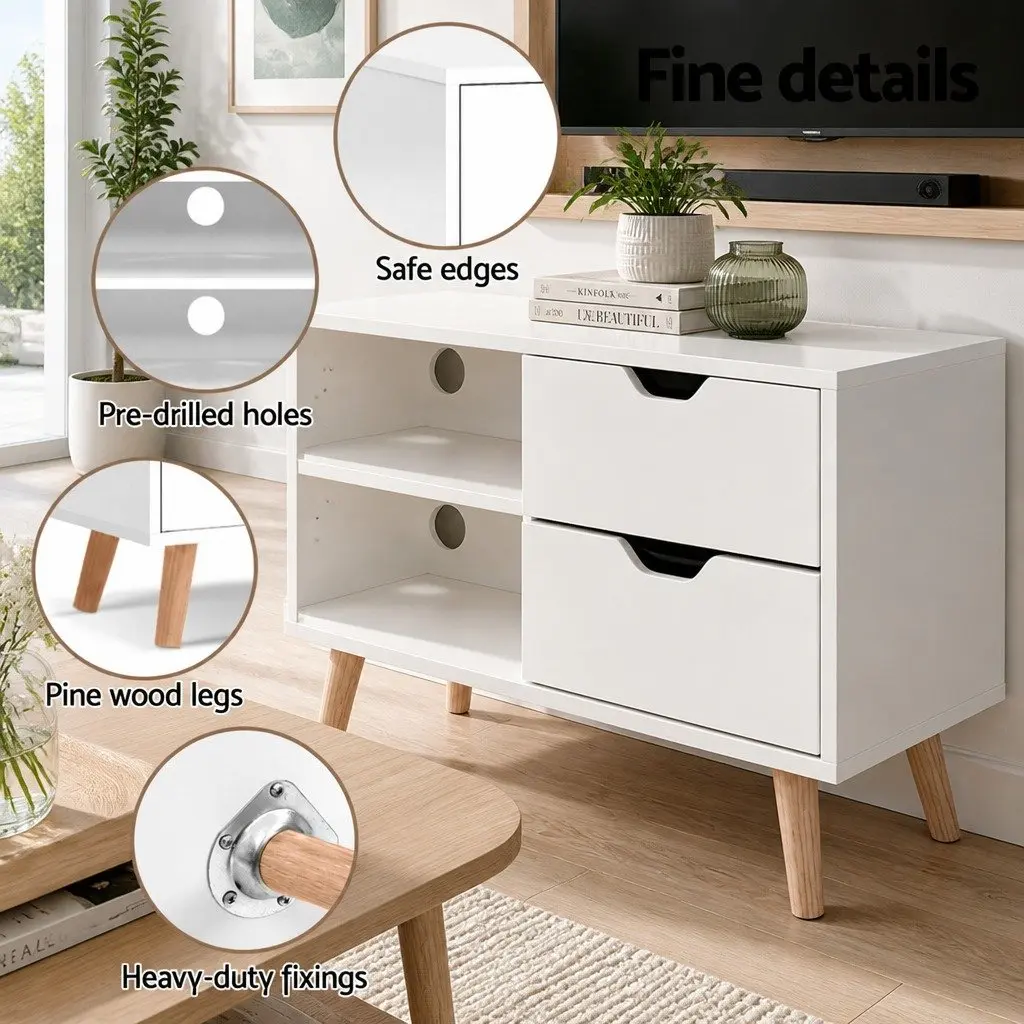 Floor Lounge Sofa Bed with Entertainment Cabinet