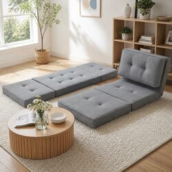 Comfortable Adjustable Lounge Chaise with Ottoman Set
